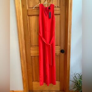Banana Republic Red Jumpsuit